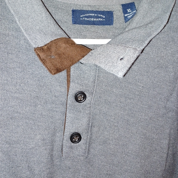 NWT Roundtree &Yorke long sleeve button up polo sz xl - Picture 4 of 5